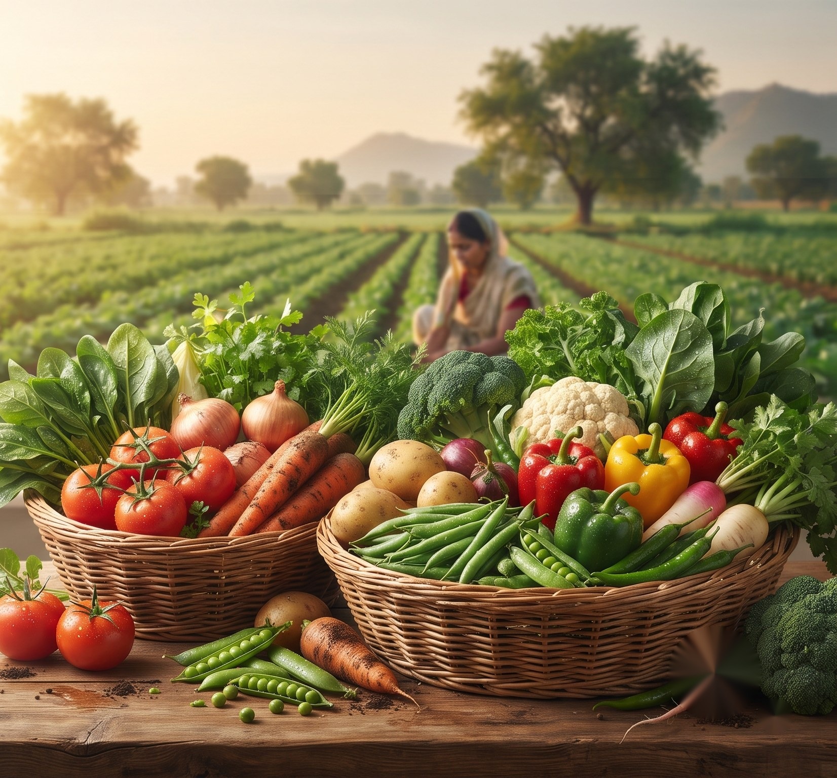 Fresh vegetables category